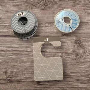 Baby Closet Dividers - Gray and Blue